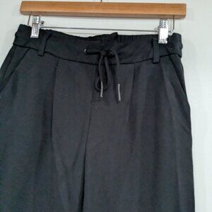ONLY Drawstring Joggers Pants Black Size Small Size 30